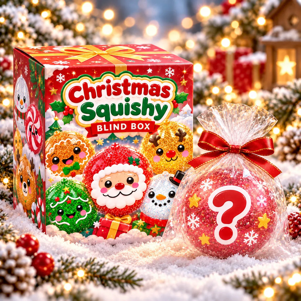 Pack of 1 Christmas squishy blind boxes. My Squishy UK