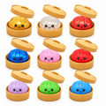 9 Colours Dumpling Squishy Blind Box – Secret Glitter Edition with Bamboo Steamer