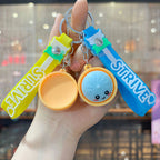 Kawaii Dumpling Keychain – Cute Silicone Bao Bun Pendant