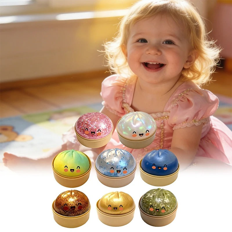 Squishy Dumpling Blind Box Set – 12 Cute Kawaii Slow-Rising Squishies