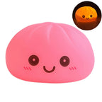Kawaii Dumpling Night Light Squishy – Glow-in-the-Dark Stress Relief Toy