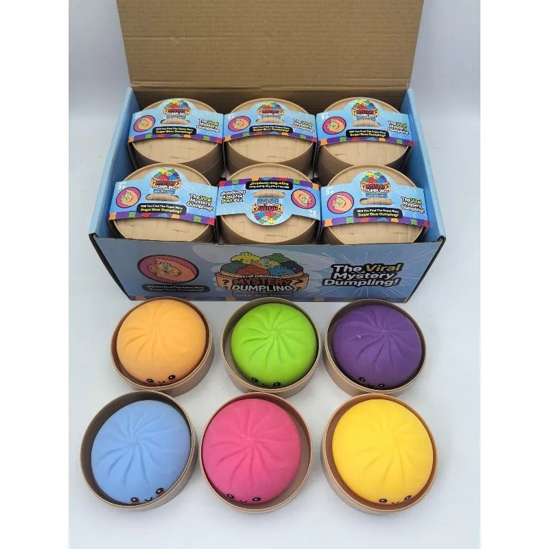 Kawaii Dumpling Squishy Blind Box – Super Soft Slow Rising Sensory Toy