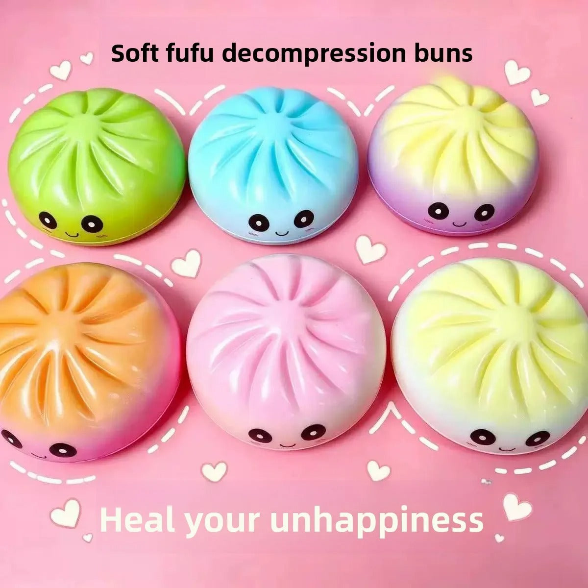 Kawaii Dumpling Squishy Mystery Box – Soft Stress Relief Blind Pack