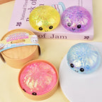 Mini Glitter Dumpling Squishy – Kawaii Steam Bun Stress Relief Toy