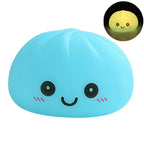 Kawaii Dumpling Night Light Squishy – Glow-in-the-Dark Stress Relief Toy