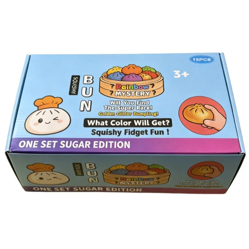 Character Dumpling Squishy Blind Box – Cute Cartoon Slow-Rising Sensory Toy Set