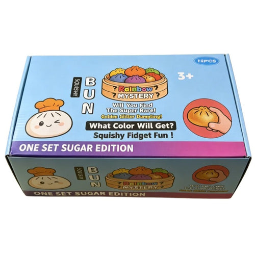 Character Dumpling Squishy Blind Box – Cute Cartoon Slow-Rising Sensory Toy Set